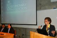 El seminario sobre silicosis fue realizado en la Facultad de Economía y Negocios de la U. de Chile.