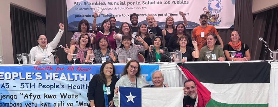 Académico ESP participa en Asamblea Mundial del Movimiento de Salud de los Pueblos 