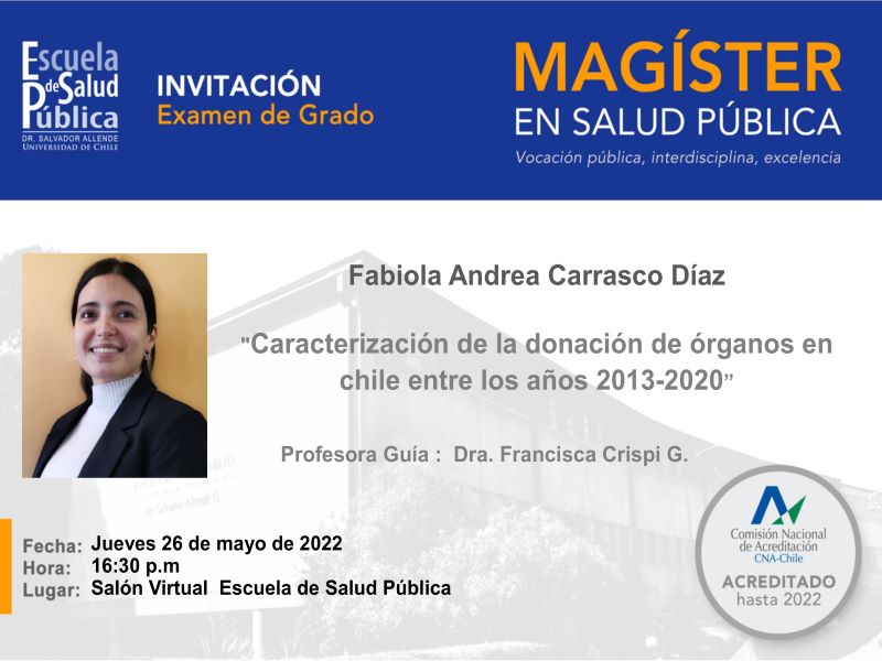 Invitación examen de Grado Magíster en Salud Pública_Fabiola Andrea Carrasco Díaz  