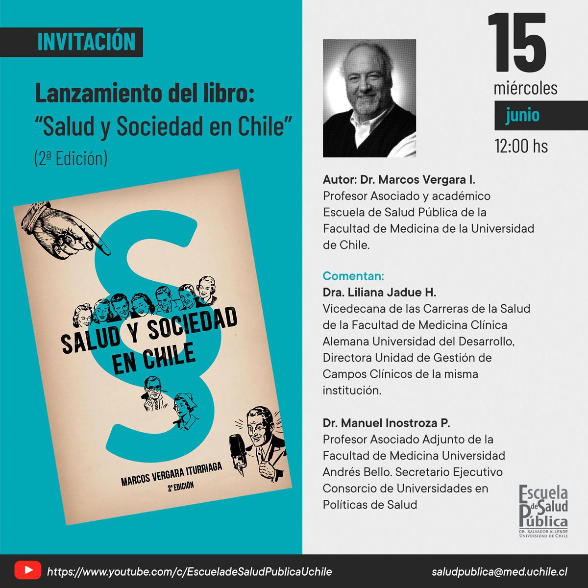 Lanzamiento libro “Salud y Sociedad en Chile” (Segunda edición)